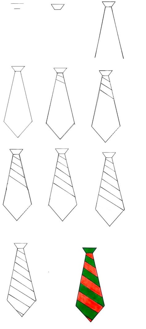 How To Draw A Tie In 11 Simple Steps 1 Tying A Tie Reference, Tie Drawing Reference, How To Draw A Suit And Tie, How To Draw A Tie, Untied Tie Drawing Reference, How To Draw Bow Tie, Tie Drawing, Tie Tutorial, Lol Coloring Pages