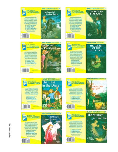 DIY Nancy Drew Books Printable for American Girl Dolls – Michelle's House of Miniatures American Girl Doll Printables, Diy Tiny Books, Doll Printables, Miniature School, Mini Printables, Diy Barbie House, Miniature Items, American Girl Doll House, American Girl Diy