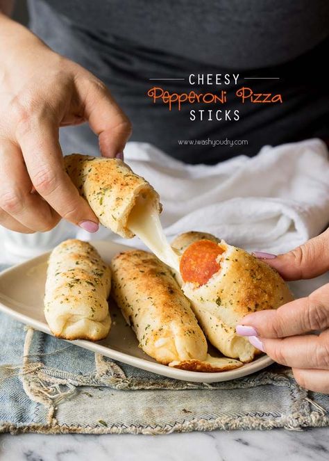 Cheesy Pepperoni Pizza Sticks Pepperoni Pizza Sticks, Cheesy Pepperoni Pizza Sticks, Pizza Sticks, Bread Roll, Kielbasa, Jalapeno Poppers, Bread Rolls, Deep Dish, Afternoon Snacks