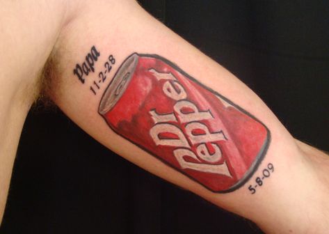 dr pepper tattoo