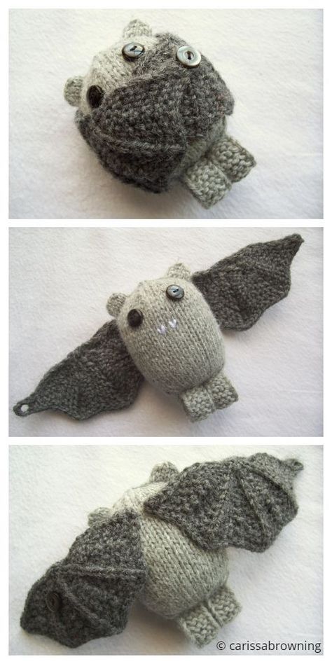 Learn to knit this adorable Halloween bat! This pattern is perfect for beginners and includes step-by-step instructions and,#Amigurumi_Patterns #Amigurumi_Bat #Halloween_Knitting #Crochet_Penguin Graphic Crochet, Summer Poncho, Crochet Shoes Pattern, Holiday Knits, Animal Knitting Patterns, Pattern Knitting, Halloween Bat, Knitted Animals, How To Purl Knit