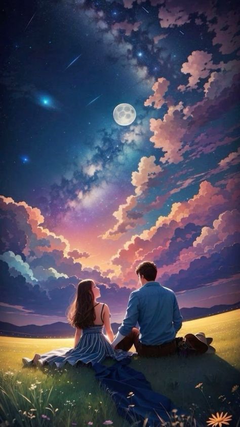 Lo-fi Wallpaper, Bride Fashion Illustration, Cute Wallpapers For Android, Lo-fi Aesthetic, Anime D, Flame Art, Dreamy Landscapes, Cute Couple Cartoon, Cool Wallpapers Art