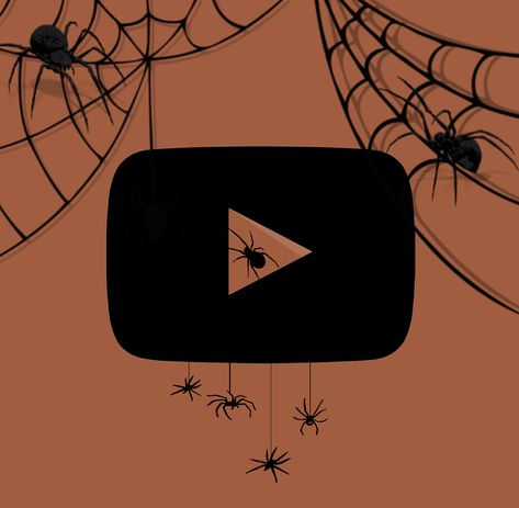 Halloween App Icons Youtube, Halloween Youtube Icon, Fall Phone Icons, Fall Phone Aesthetic, Halloween Phone Theme, Phone Aesthetic Ideas, Youtube App Icon, Aesthetic Phone Icons, Halloween Apps