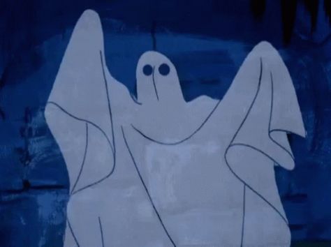 Happy Halloween Ghost GIF - HappyHalloween Ghost ScoobyDoo - Discover & Share GIFs Ghost, Gif, Halloween, Blue