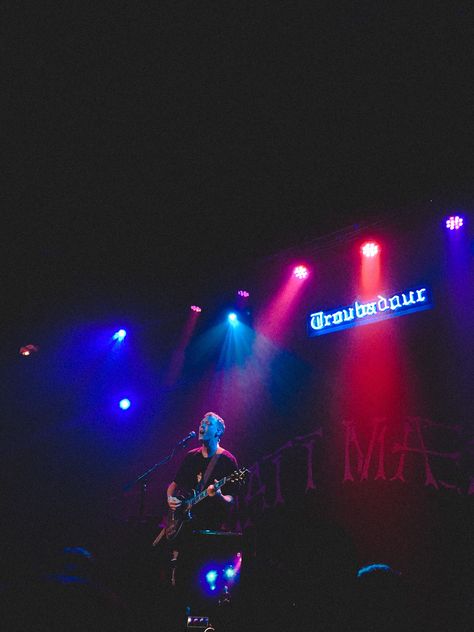 Matt Maeson Aesthetic, Band On Stage Aesthetic, Music Aesthetic Concert, Performing Concert Aesthetic, Matt Maeson, Matt Maeson Album Cover, Nick And Norah, Live Concert Aesthetic, The Troubadour