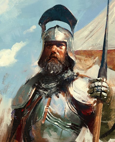 Arte Viking, Greg Rutkowski, Knight Art, Wow Art, Art Website, Medieval Fantasy, Character Portraits, Fantasy Character Design, Digimon