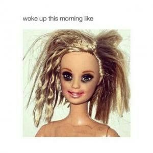 Barbie Meme | Kappit 8 Hours Of Sleep, Sarcasm Only, Gym Memes, Gym Humor, Kris Jenner, Yoga Sequences, Hot Yoga, Stay Hydrated, Gym Rat