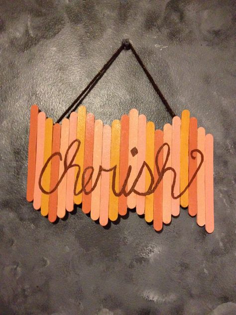 Popsicle stick wall art                                                                                                                                                                                 More Popsicle Stick Art, Popsicle Art, Diy Popsicle Stick Crafts, Stick Wall Art, Diy Popsicle, Popsicle Crafts, Crafts For Teens To Make, Stick Art, Popsicle Stick Crafts