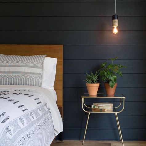 5 Design Ideas Joanna Gaines Is Excited to Try In Her Own Farmhouse This Year Blue Shiplap Wall, Bedroom Joanna Gaines, Blue Shiplap, Peel And Stick Shiplap, Painting Shiplap, Magnolia Paint, Shiplap Wall, Bedroom Remodel, Ideas Hogar