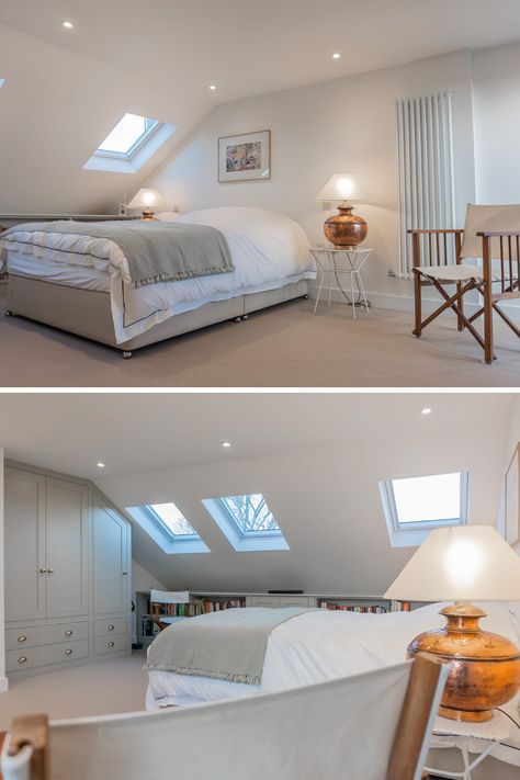 Bedroom Inspirations Loft Conversion, Bungalow Room Ideas Bedrooms, 2 Bedroom Loft Conversion, Loft Conversio, Small Loft Room Ideas, Small Loft Conversion Bedroom, Loft Bedroom Design Ideas, Accessible Bedroom, Loft Bedroom Design