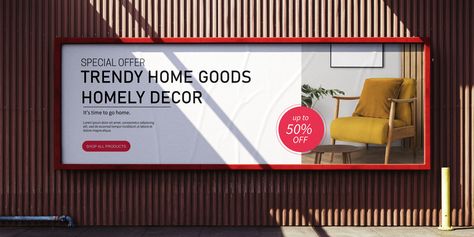 Attractive Billboard Design-Homely Décor: Brand Identity