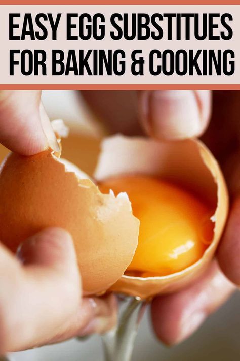 Egg Replacer Recipes, Substitutes For Eggs, Egg Replacement In Baking, Baking Tricks, Egg Substitutes, Egg Substitute In Baking, Vegan Egg Replacement, Egg Allergy, Egg Replacement