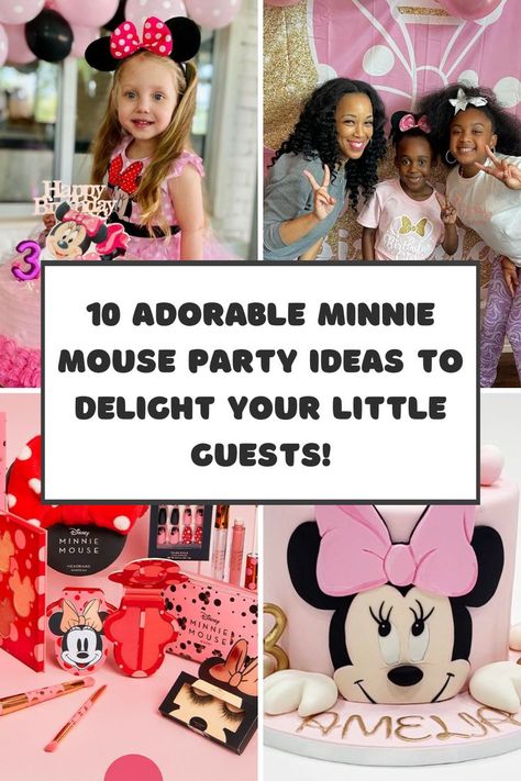 Are you planning a birthday celebration for your little one and looking for a theme that combines sweetness and charm? Hosting a Minnie Mouse-themed party is sure to bring smiles and giggles to your child and their friends. In this blog post, we'll explore ten delightful Minnie Mouse party ideas that will make your celebration an unforgettable event. Minnie Mouse Birthday Ideas 3rd, Combined Party Ideas, Minnie Mouse Fourth Birthday, Minnie Mouse Party Activities, Minnie Mouse Birthday Party Games, Minnie Mouse Birthday Games, Minnie Mouse Party Games, Minnie Mouse Birthday Party Ideas 3rd, Minnie Mouse Birthday Ideas