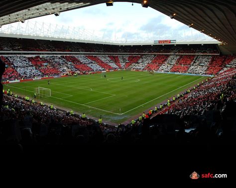 Stadium of Light Stadium Of Light Sunderland, Stadium Pics, Stadium Of Light, Football Aesthetic, Football App, Sunderland Afc, Football T Shirts, Stadium Lighting, Cleats Football