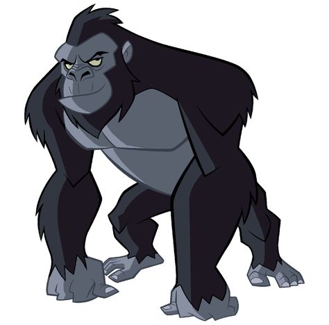 Gorilla Character Design, Gorilla Cartoon, Cartoon Gorilla, Lego Zoo, Shane Glines, Dc Flash, Gorilla Art, Justice League Action, Warner Bros Cartoons