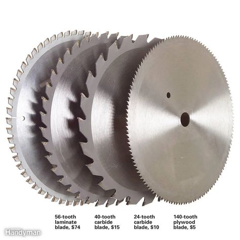 Choose a Circular Saw Blade With More Teeth for Smoother Cuts Best Circular Saw, Plywood Edge, Circular Saw Blade, Tool Bench, Woodworking Basics, Serra Circular, Table Saw Blades, Woodworking Inspiration, With Nails