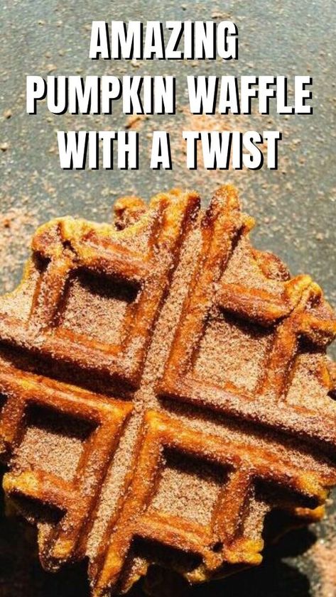 Healthy pumpkin waffle breakfast recipe from scratch. Easy pumpkin waffle recipe. Cinnamon pumpkin churro waffle recipe. Easy fall waffle breakfast recipe. #foodtalkdaily #pumpkinchurrowaffle #fallbreakfast #wafflebreakfast Churro Waffle Recipe, Waffle Recipe Easy, Pumpkin Waffle Recipe, Butternut Squash Lasagna Recipe, Pumpkin Waffles Recipe, Churro Waffles, Peach Shortcake, Low Fat Cookies, Waffle Breakfast