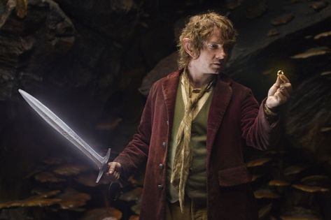 The Hobbit Martin Freeman as Bilbo Baggins with One Ring and Sting Les Goonies, Hobbit Bilbo, Hobbit An Unexpected Journey, Shutter Island, Sherlock Quotes, Bilbo Baggins, An Unexpected Journey, Story Structure, Sherlock John