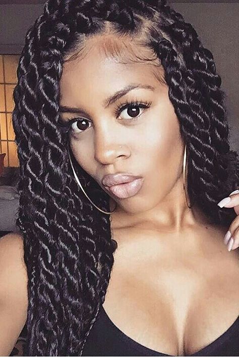 Jumbo twist Fire Hairstyles, Curls Braids, Jumbo Twists, Marley Twist, Senegalese Twist Hairstyles, Senegalese Twists, Twist Braid Hairstyles, Pelo Afro, Crochet Braids Hairstyles