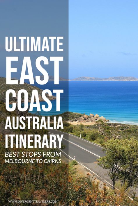 East Coast Australia is a classic road trip destination, but making the drive all the way from Melbourne in the south to Cairns in the far north is an epic overland journey! There are vast distances to cover, and hundreds of potential stops on the way. Stop off in Canberra, Sydney, Brisbane, and many more destinations before seeing the best sites in Queensland. Here’s our guide to planning the ultimate East Coast Australia road trip. Strap in, watch out for kangaroos, and enjoy the ride! East Coast Australia, Australia Road Trip, Australia Itinerary, East Coast Road Trip, Road Trip Destinations, Travel Australia, Road Trip Fun, Best Sites, Cairns