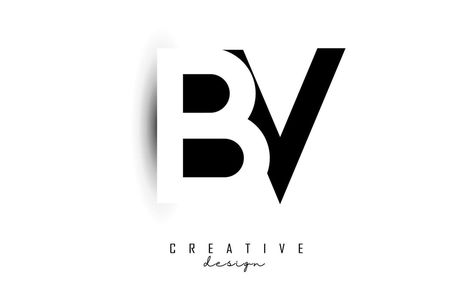 lettres bv logo avec design d'espace négatif noir et blanc. lettres b et v avec typographie géométrique. Bv Logo Design, Bv Logo, Logo Typo, Logo Ideas, Mood Board, Logo Design, Funny Memes, Branding, ? Logo