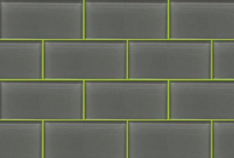 Green Tile Grout, Green Grout, Lime Green Bathrooms, Dark Green Tile, Grout Colors, Subway Tile Colors, Tan Tile, Bathroom Shower Stalls, Dark Grey Tile