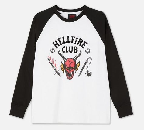 Hellfire Club Shirt, Stranger Things Hellfire Club, Stranger Things Hellfire, Stranger Things Merch, Hellfire Club, Netflix Show, Club Tops, Stranger Things Season, Latest Celebrity News