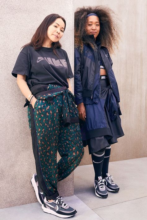 Nike Waffle Outfit, Nike Sacai Waffle Outfit, Nike Waffle One Outfit, Waffle Outfit, Nike Sacai Waffle, Sacai Waffle, Jordan 1 Outfit, Naomi Osaka, Nike Sacai