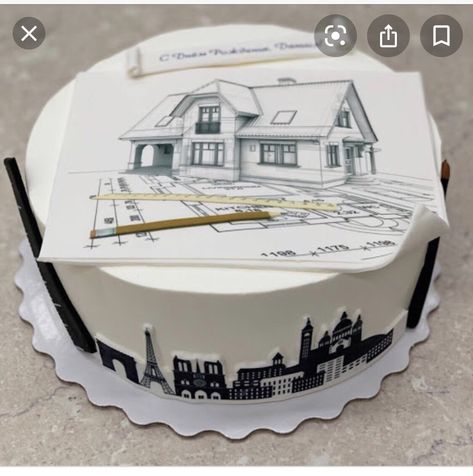 Cakes For Architects Birthdays, Cake For Architect Birthdays, Architecture Cake Design, Architect Cake Ideas, Architect Cake, Process Portfolio, Architecture Cake, Building Cake, Graduation Aesthetic