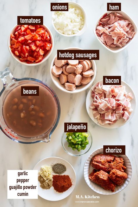 Charro Beans Stovetop, Frijoles Puercos Recipe, Mexican Champurrado, Mexican Charro Beans Recipe, Frijoles Charros Recipe, Mexican Champurrado Recipe, Frijoles Rancheros, Borracho Beans, Mexican Beans Recipe