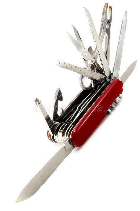 Swiss army knife. A swiss army knife, isolated on a white background , #spon, #knife, #army, #Swiss, #swiss, #background #ad Knife Logo, Electric Knives, Knife Keychain, Knife Aesthetic, Object Reference, Swiss Knife, Collection Board, Electric Knife, Types Of Knives