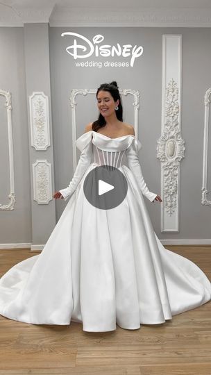 45K views · 8.9K reactions | Which ✨Disney Princess ✨is your favourite? Updated with new dresses from our #polariscollection Snow White - Alix Cinderella - Elise Aurora - Skye Ariel - Rayne Belle - Gaia Jasmine - Ayla w Mikado overskirt Pocahontas - Juniper Mulan - Brooklyn Tiana - Alexa Rapunzel - Bonnie Merida - Frankie Anna - Miley Elsa - Myka Moana - Gigi #blanchebridal #luxurybridal #bridetobe #luxuryweddingdress #disneyprincesses | Blanche | blanchebridal · Original audio Cinderella Wedding Dress Disney, Snow White Wedding Dress, Disney Wedding Dresses, Luxury Wedding Dress, New Dresses, Luxury Bridal, Mulan, Moana, Pocahontas