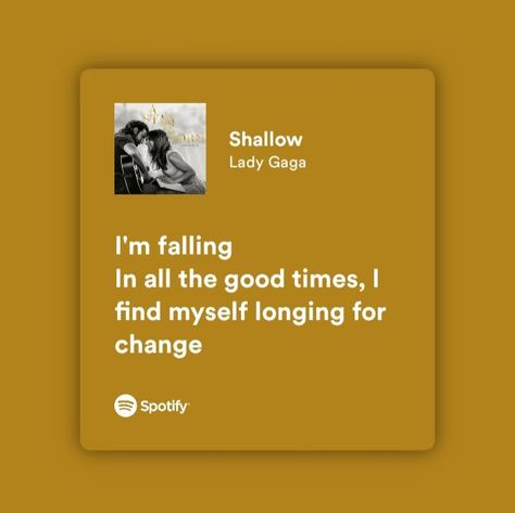 Lady Gaga Shallow Lyrics, Lady Gaga Song Quotes, Shallow Lyrics, Lady Gaga Songs, Mcgregor Quotes, Conor Mcgregor Quotes, Lady Gaga Lyrics, Inspiring Lyrics, Lady Gaga Bradley Cooper