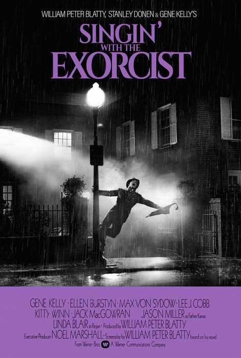 Fake Movie Posters, Max Von Sydow, Jason Miller, Linda Blair, Gene Kelly, From Beyond, The Exorcist, Escape Game, Film Posters