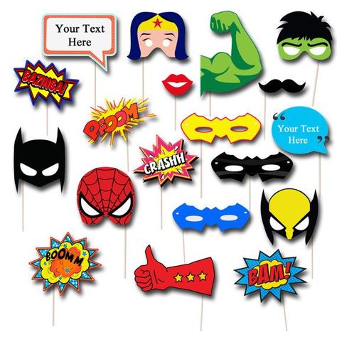 Superhero Display, Superhero Photo Booth, Diy Sweets, Superhero Comic Book, Comic Book Wedding, Ideas Birthday Party, Villains Party, Comic Party, Marvel Birthday Party