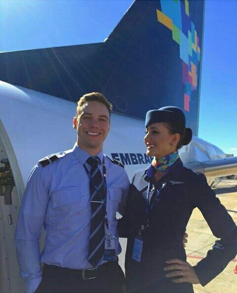 Pilot And Flight Attendant Couple, Pilot And Flight Attendant, Airline Attendant, Female Office, Flipagram Instagram, Air Hostess, Safety Training, Designer Dresses Casual, French Twist