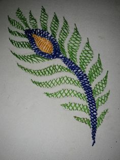 Herringbone Stitch Embroidery Designs Motif, Herringbone Embroidery Design Motifs, Herring Bone Stitch Embroidery Designs, Chevron Stitch Embroidery Designs, Herringbone Stitch Embroidery Motifs, Aari Picture, Blanket Stitch Embroidery Motifs, Herringbone Stitch Embroidery Designs, Fly Stitch Embroidery Design