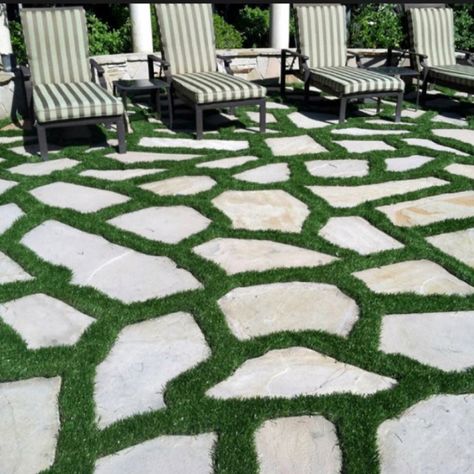 Water Saving Landscape, Fake Grass Installation, California Landscaping, Artificial Grass Backyard, Grass Installation, Flowers Composition, Landscape Pavers, Artificial Plant Arrangements, Synthetic Lawn