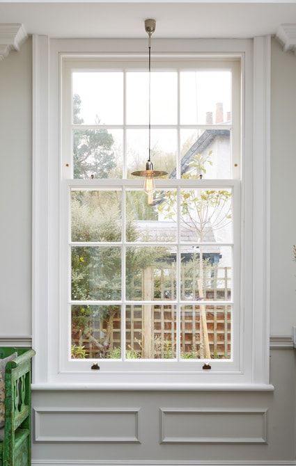 Colonial Window Boxes, Panel Lounge, Colonial Windows, Wooden Sash Windows, Georgian Windows, Modern Window Grill, Georgian Style Homes, Georgian Interiors, Sash Window