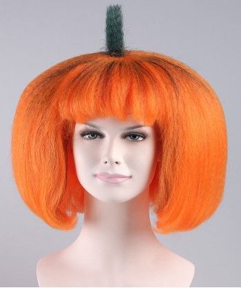 Halloween Pumpkin Wig Funny Wigs Hilarious, Halloween Costumes With Wigs, Kooky Fashion, Funny Wigs, Pumpkin Hair, Wigs Costume, Wig Party, Halloween Wigs, Womens Wigs