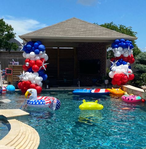 July 4 Pool Party Ideas, 4th Of July Pool Party Food, Pool Party 4th Of July, Fourth Of July Pool Party Decorations, Fourth Of July Pool Party Ideas, July 4th Pool Party, 4th Of July Pool Party Ideas Decorations, Fourth Of July Pool Party, Usa Pool Party