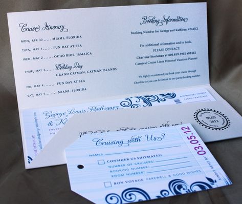 inside Cruise Ship Wedding Invitations, Carnival Cruise Wedding, Cruise Wedding Invitations, Disney Cruise Wedding, Cruise Ship Wedding, Cruise Tickets, Boarding Pass Wedding Invitation, Ticket Wedding Invitations, Boarding Pass Invitation