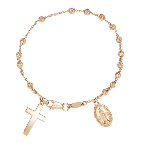 Quince Bracelets, Quince Jewelry, Jewish Star Necklace, 10k Gold Bracelet, Cross Bracelets, Beautiful Rosary, Bracelet Stacks, Gold Rosary, Cross Necklaces