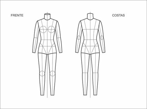 Body Template, Fashion Illustration Tutorial, Flat Drawings, Fashion Illustrations Techniques, Flat Sketches, Fashion Sketchbook, Fashion Figures, Fashion Portfolio, Fashion Art Illustration