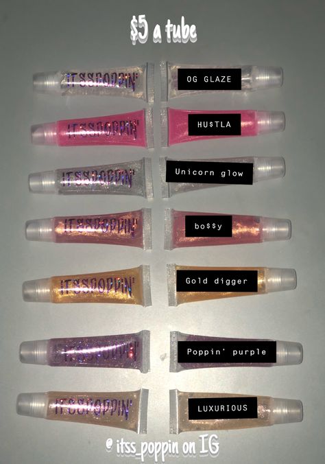 Lipgloss Shades Name Ideas, Lip Gloss Color Ideas, Lipgloss Brand Name Ideas, Lip Gloss Brand Name Ideas, Lip Gloss Business Ideas Logo, Lip Gloss Business Ideas Names, Lipgloss Names Ideas, Lipgloss Business Names Ideas, Lip Gloss Name Ideas