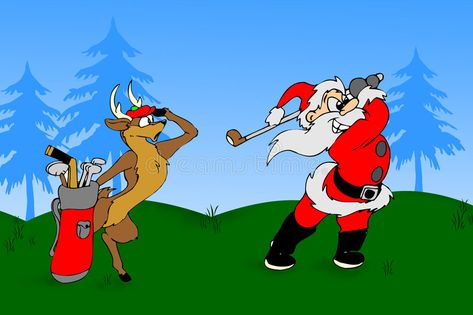 Santa plays a golf. The Cute Santa plays a golf. Vector illustration , #AFF, #golf, #plays, #Santa, #illustration, #Vector #ad Costume Cards, Midnight Costume, Golfing Santa, Golf Vector, Golf Club Art, Santa Illustration, Christmas Rocks, Christmas Golf, Christmas Rock