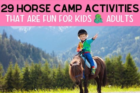 Fun Horse Riding Games, Pony Club Activities, Horse Activities For Kids, Horse Camp Activities, Horse Riding Games, Healing Steps, Horse Activities, Horse Jumping Exercises, Horse Projects