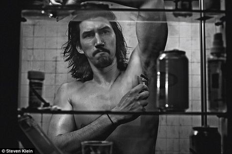 Adam Driver discusses huge weight loss for new film Silence | Daily Mail Online Adam Driver Photoshoot, Adam Driver Interview, Driver Covers, Interview Magazine, Shocking News, Adam Driver, Martin Scorsese, Kylo Ren, Photo Magazine