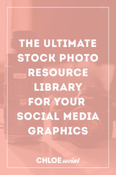 The Ultimate Stock Photo Resource Library for Your Social Media Graphics - Chloe Social Library Social Media Ideas, Library Social Media, Social Media Writing, Social Media 101, Middle School Libraries, Computer Help, Instagram Brand, Social Media Resources, Blogging Inspiration