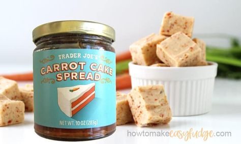 Carrot Cake Fudge Recipe, Cake Fudge Recipe, Key Lime Fudge, Carrot Cake Jam, How To Store Carrots, Easy Fudge Recipe, White Almond Bark, Easy Fudge, Wilton Candy Melts